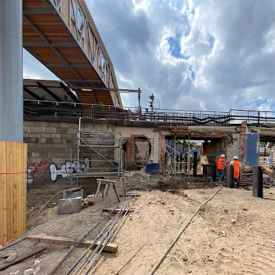 Erneuerung Personen-Überführung der S-Bahnstation Berliner Tor (Hamburg)