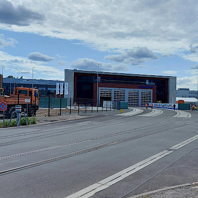 Neubau Gleisanbindung Stadler Montagehalle